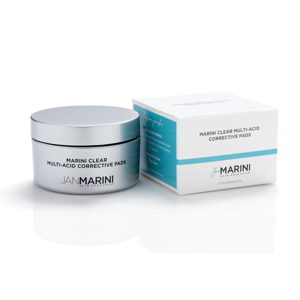 Marini Clear Multi-Acid Corrective Pads Мультикислотные корректирующие пилинг-диски для комбинированной, жирной и склонной к воспалениям кожи